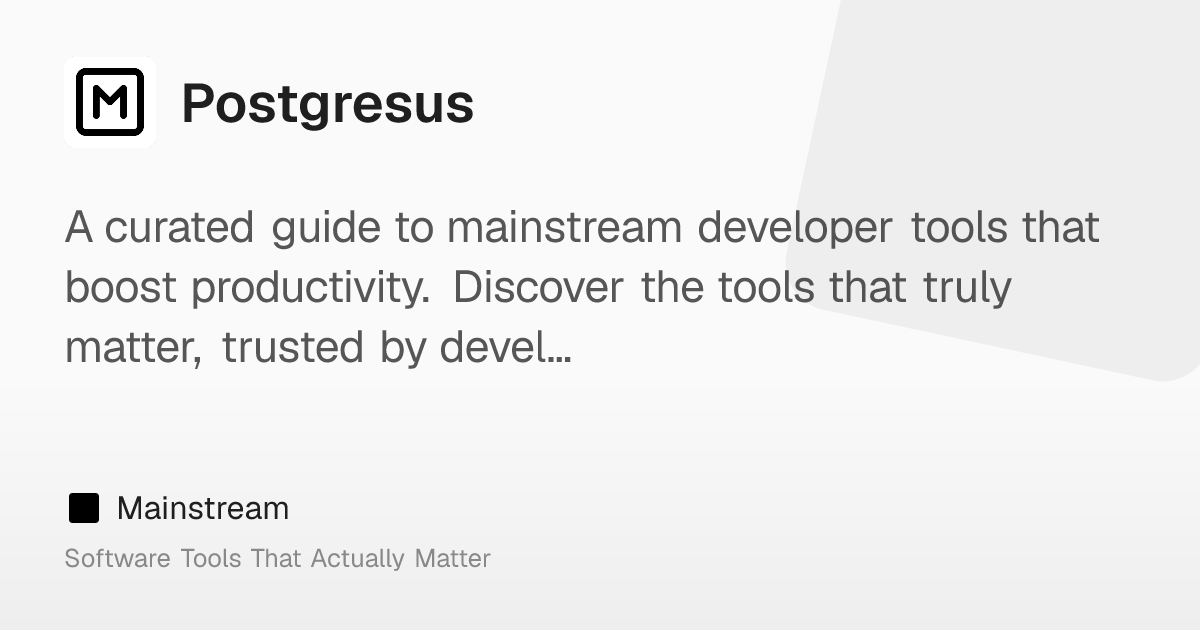 Postgresus: Automate PostgreSQL backups to local & cloud storage ...